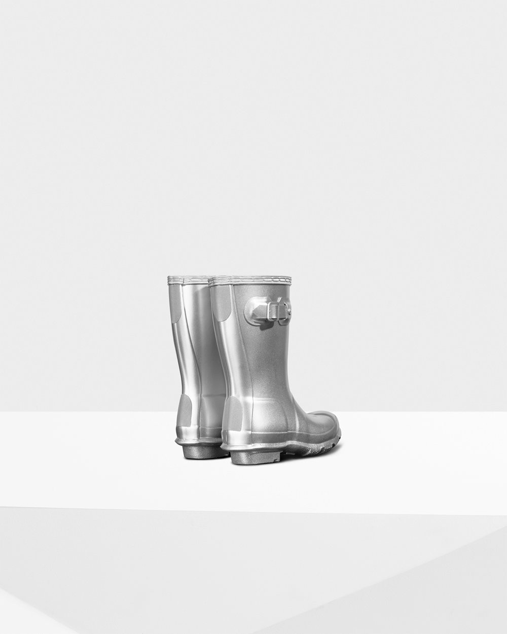 Galochas Hunter Criança Prateadas - Original Little Metallic - 28SGOJERL